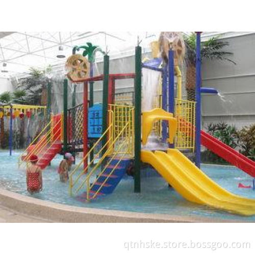 Fiberglass Hotel Aqua Splash Water Park , Kids Play Water P